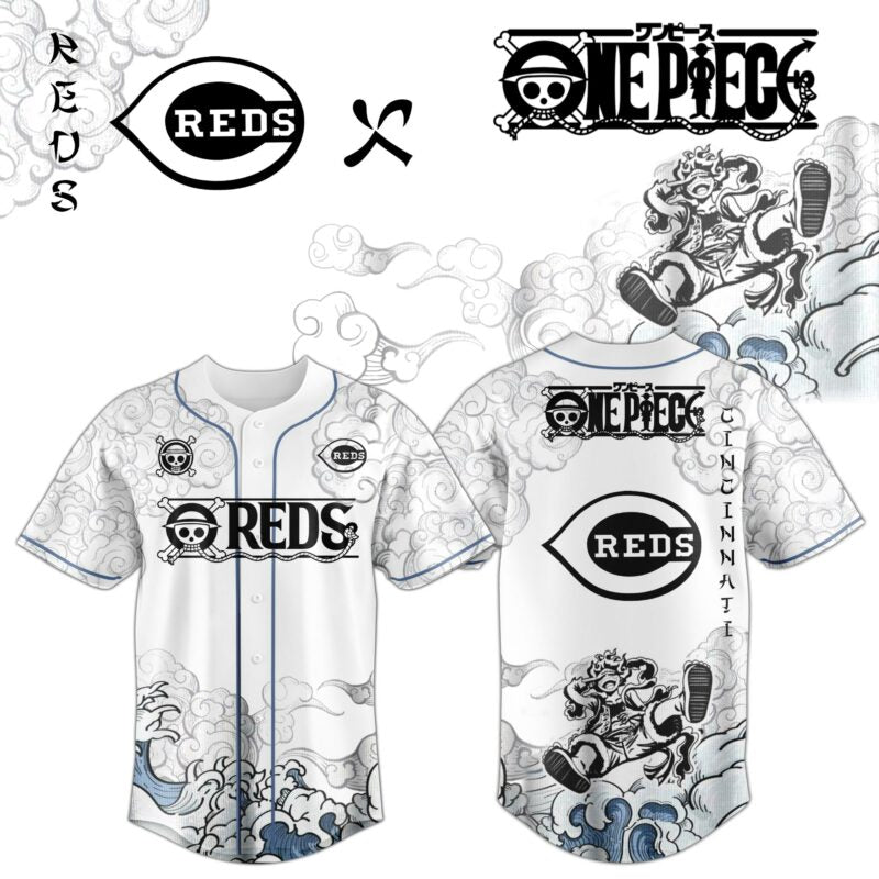 CIN x Luffy Gear 5 Baseball Jersey