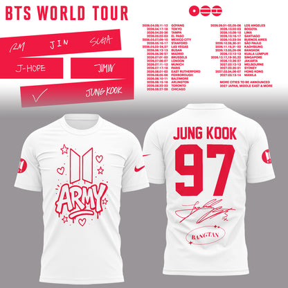 BTS Jung Kook World Tour 2026 Limited Edition Hoodie