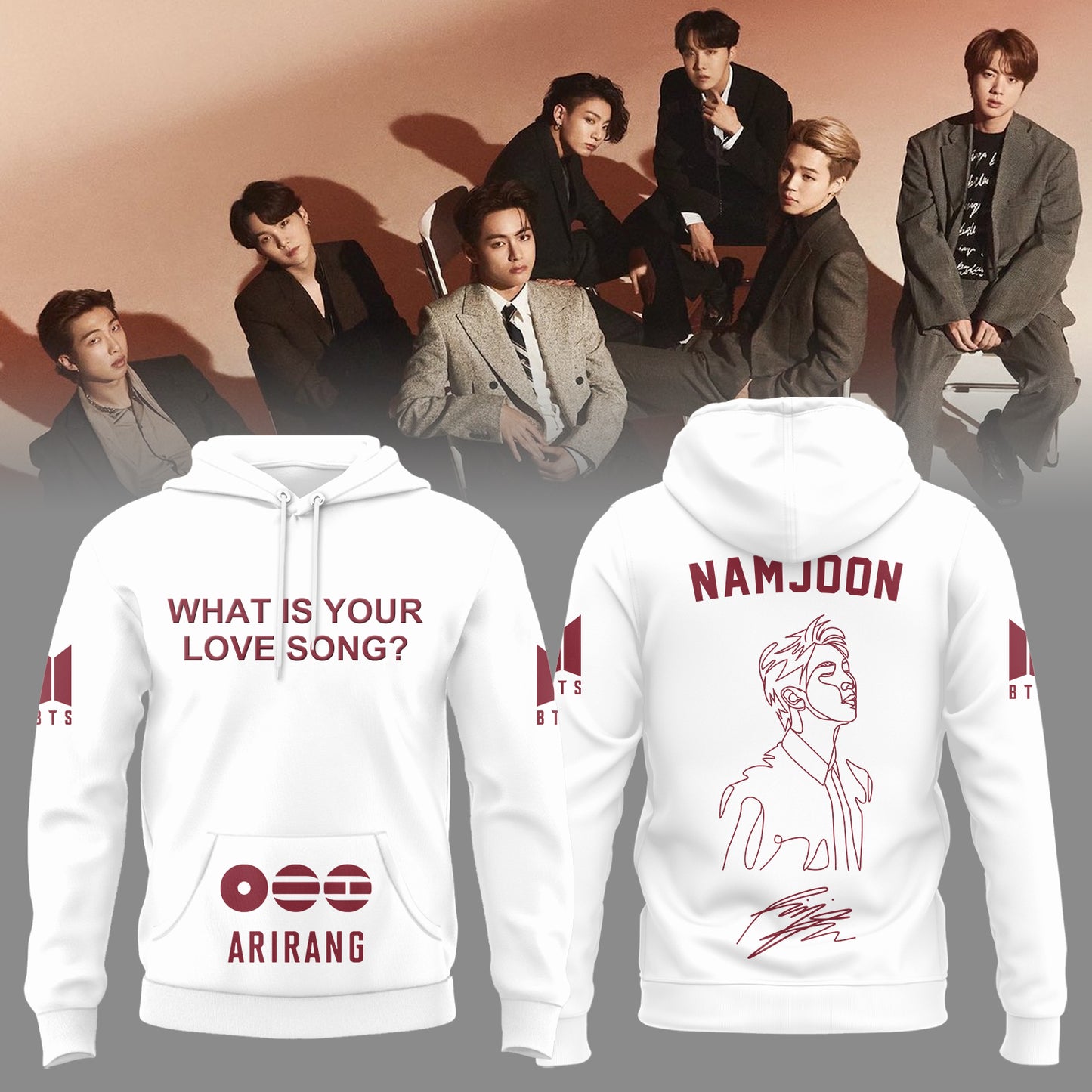 BTS "What Is Your Love Song?" Namjoon Limited Edition Hoodie