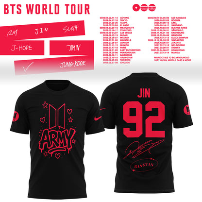 BTS Jin World Tour 2026 Limited Edition Hoodie