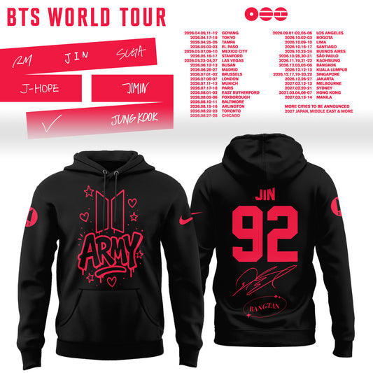 BTS Jin World Tour 2026 Limited Edition Hoodie