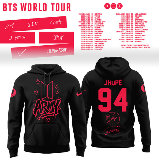 BTS JHope World Tour 2026 Limited Edition Hoodie