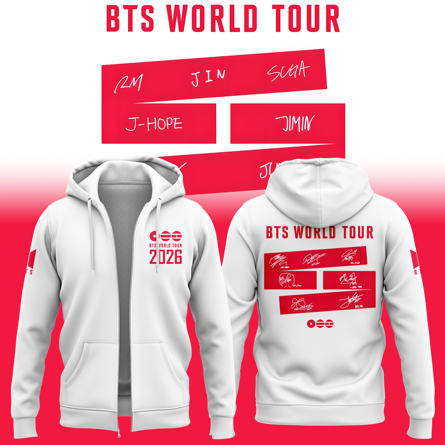 BTS World Tour 2026 Limited Edition Hoodie