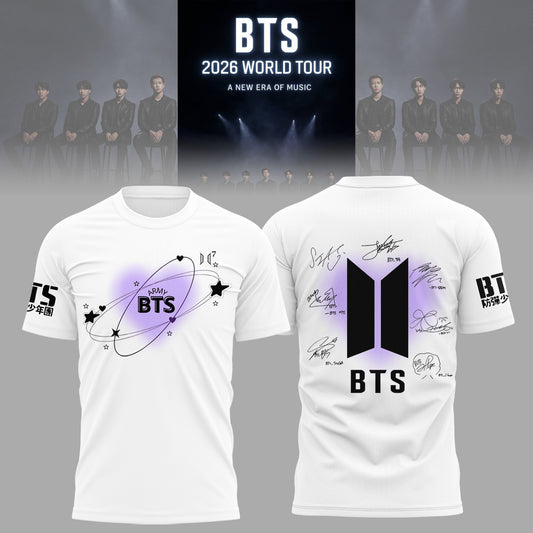BTS World Tour 2026 Limited Edition T-Shirt