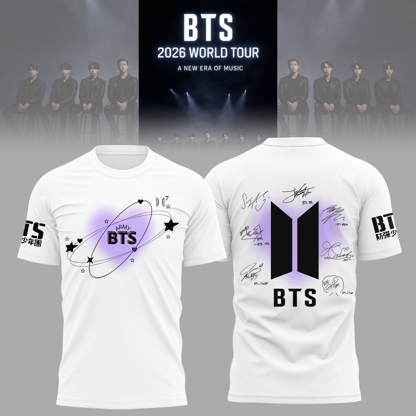 BTS World Tour 2026 Limited Edition T-Shirt