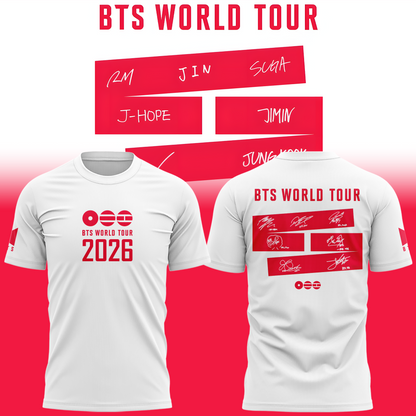 BTS World Tour 2026 Limited Edition T-Shirt