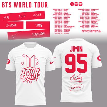 BTS Jimin World Tour 2026 Limited Edition Hoodie
