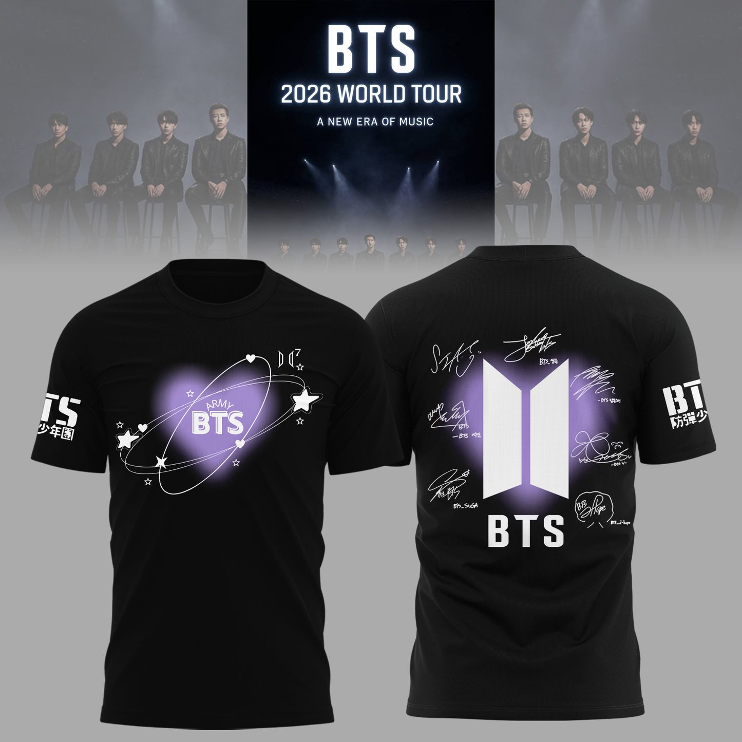 BTS World Tour 2026 Limited Edition Hoodie
