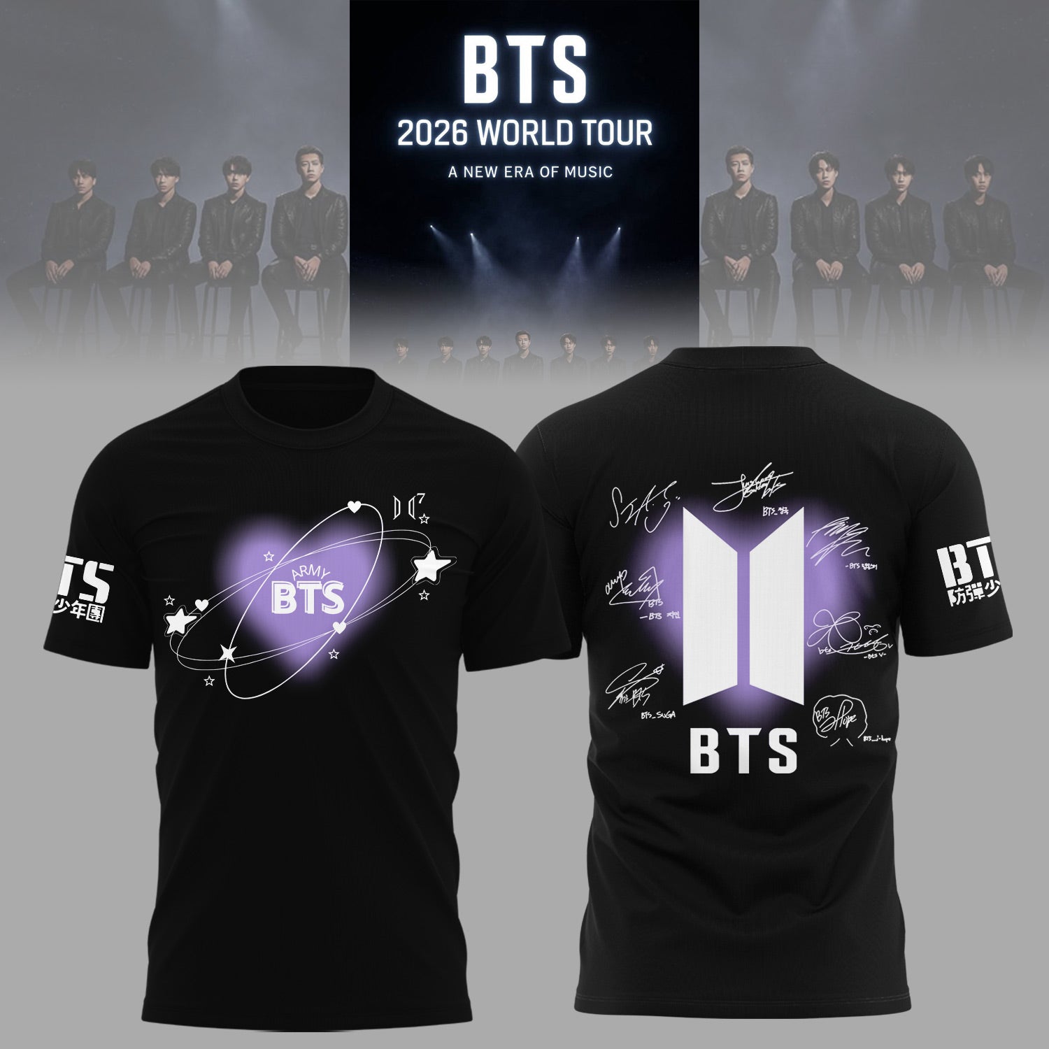 BTS World Tour 2026 Limited Edition Hoodie