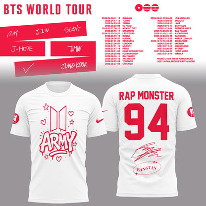 BTS Rap Monster World Tour 2026 Limited Edition Hoodie