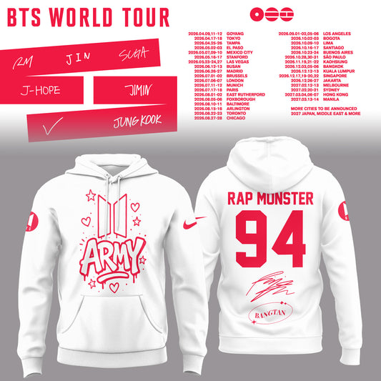 BTS Rap Monster World Tour 2026 Limited Edition Hoodie