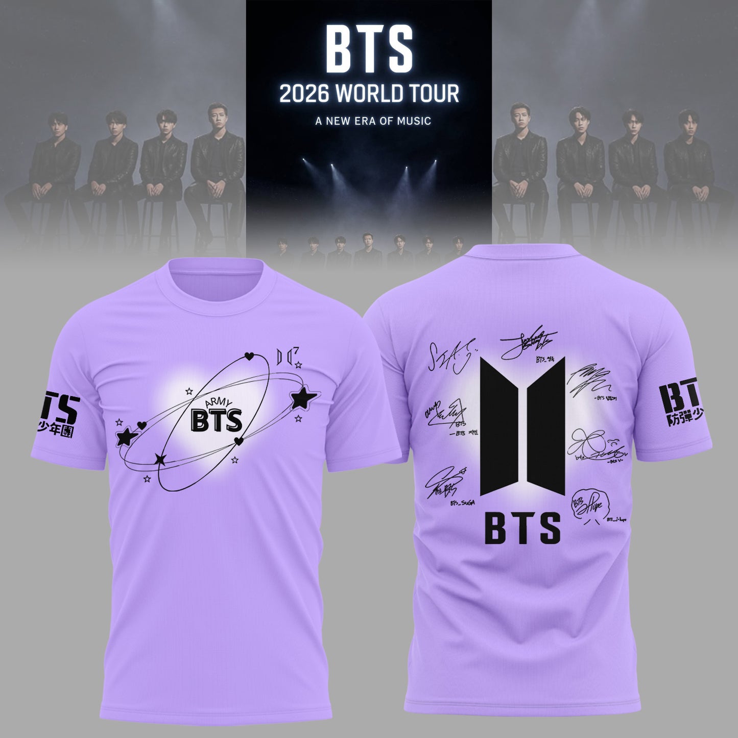 BTS World Tour 2026 Limited Edition Hoodie