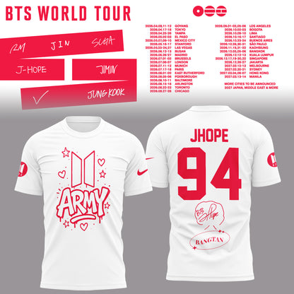BTS JHope World Tour 2026 Limited Edition Hoodie