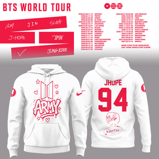 BTS JHope World Tour 2026 Limited Edition Hoodie
