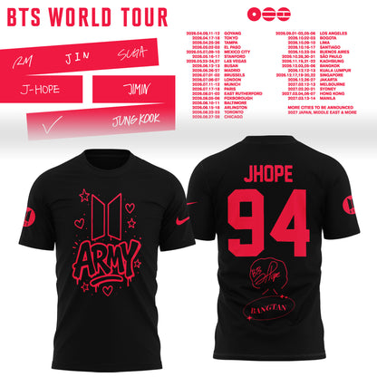 BTS JHope World Tour 2026 Limited Edition Hoodie