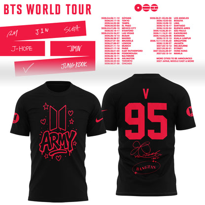 BTS V World Tour 2026 Limited Edition Hoodie