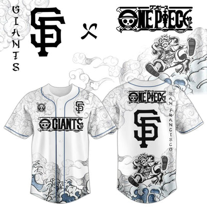 SF x Luffy Gear 5 Baseball Jersey