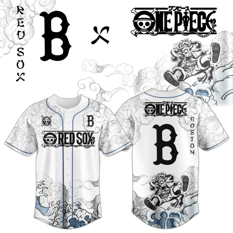 BOS x Luffy Gear 5 Baseball Jersey