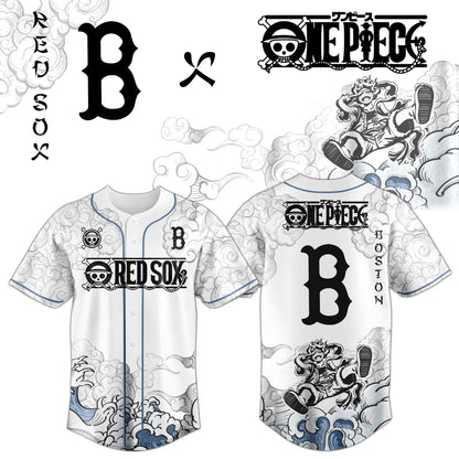 BOS x Luffy Gear 5 Baseball Jersey