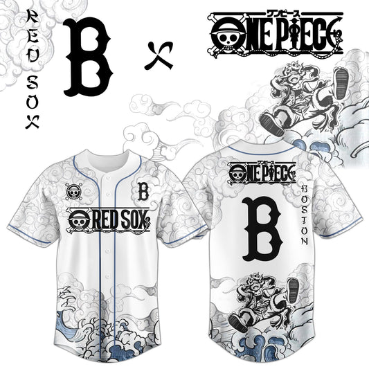 BOS x Luffy Gear 5 Baseball Jersey