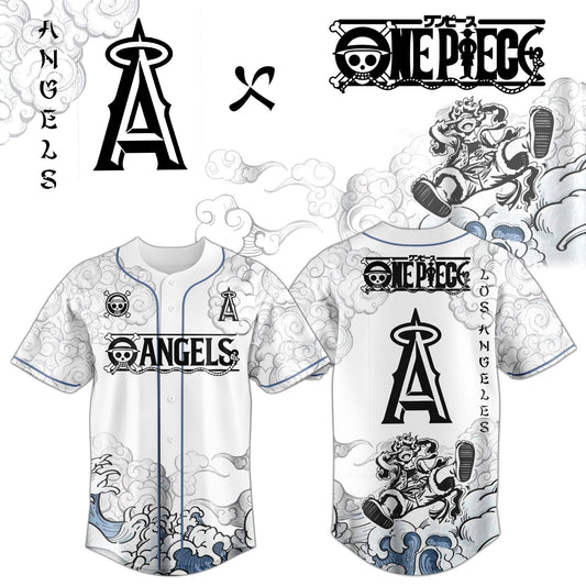 LAA x Luffy Gear 5 Baseball Jersey
