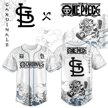 STL x Luffy Gear 5 Baseball Jersey