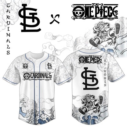 STL x Luffy Gear 5 Baseball Jersey