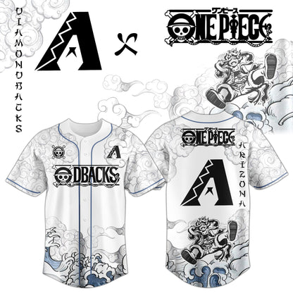 ARI x Luffy Gear 5 Baseball Jersey