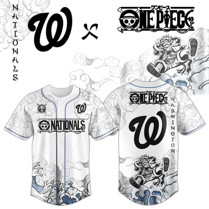 WSH x Luffy Gear 5 Baseball Jersey