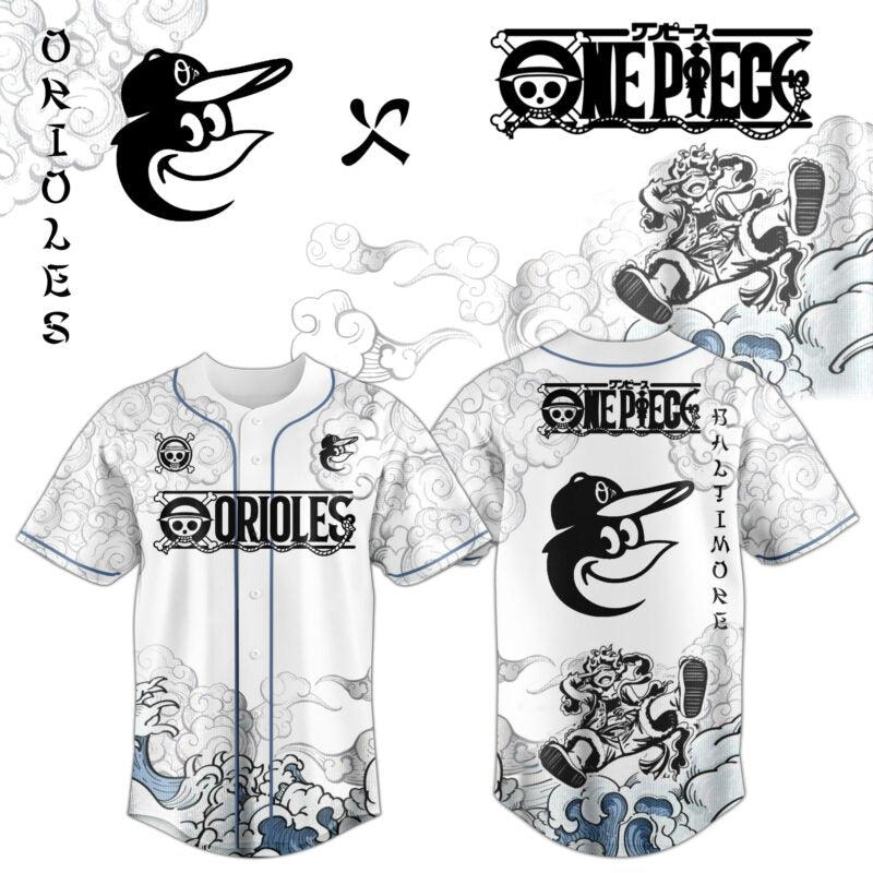 BAL x Luffy Gear 5 Baseball Jersey