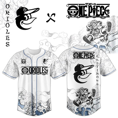 BAL x Luffy Gear 5 Baseball Jersey