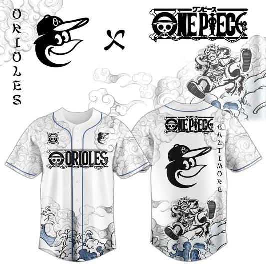 BAL x Luffy Gear 5 Baseball Jersey