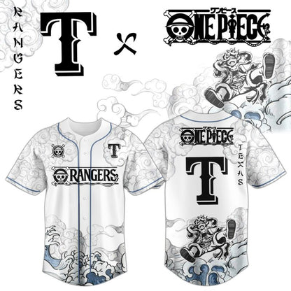 TEX x Luffy Gear 5 Baseball Jersey