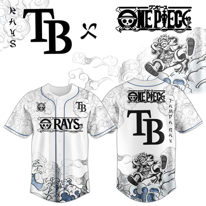 TB x Luffy Gear 5 Baseball Jersey