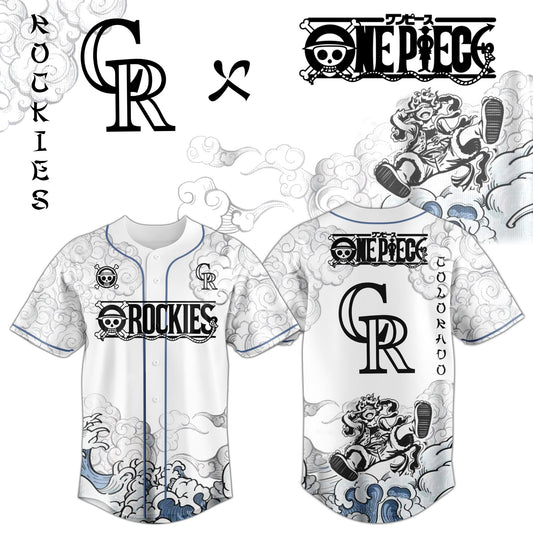 COL x Luffy Gear 5 Baseball Jersey