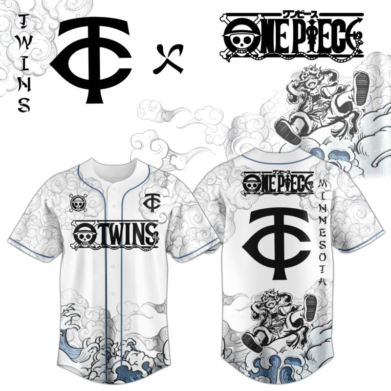 MIN x Luffy Gear 5 Baseball Jersey