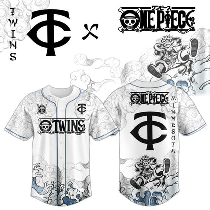 MIN x Luffy Gear 5 Baseball Jersey