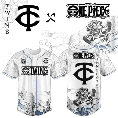 MIN x Luffy Gear 5 Baseball Jersey