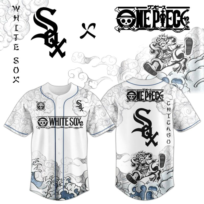 CWS x Luffy Gear 5 Baseball Jersey