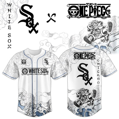 CWS x Luffy Gear 5 Baseball Jersey