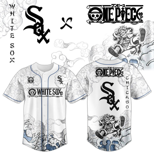 CWS x Luffy Gear 5 Baseball Jersey