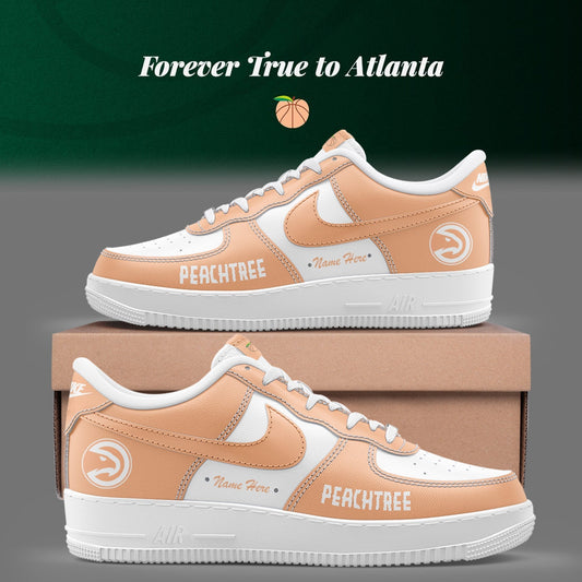 Limited Edition Hawks Basketball City Edition Peachtree Custom C626 Shoes-PU25080419