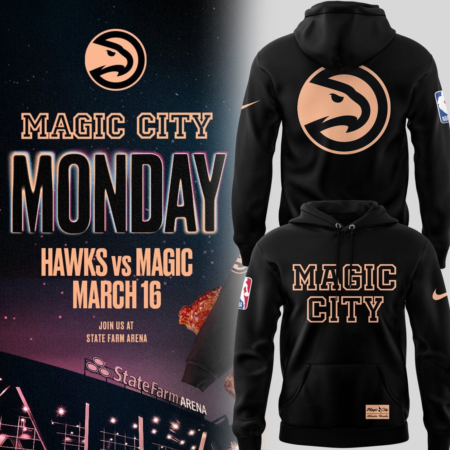 ALT HAWK 🏀 Magic City Hoodie-PU26022703