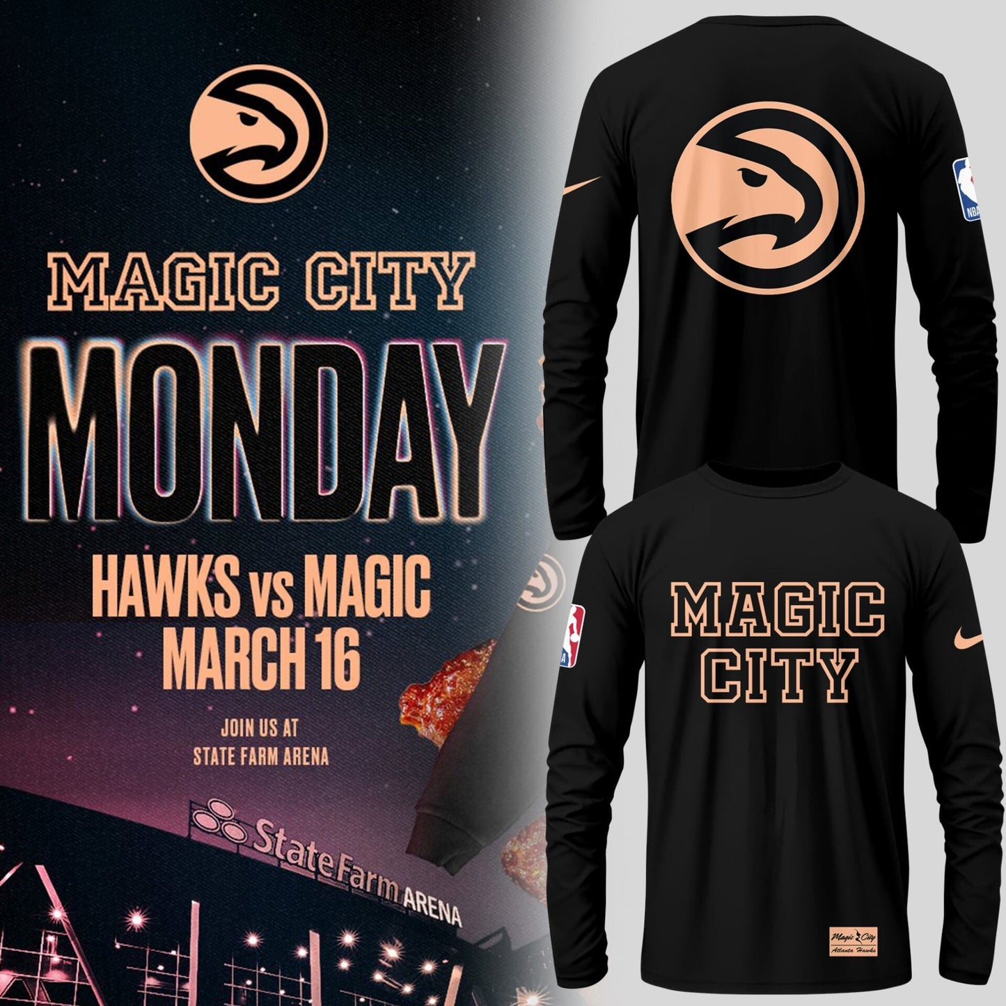 ALT HAWK 🏀 Magic City Long TShirt-PU26022740