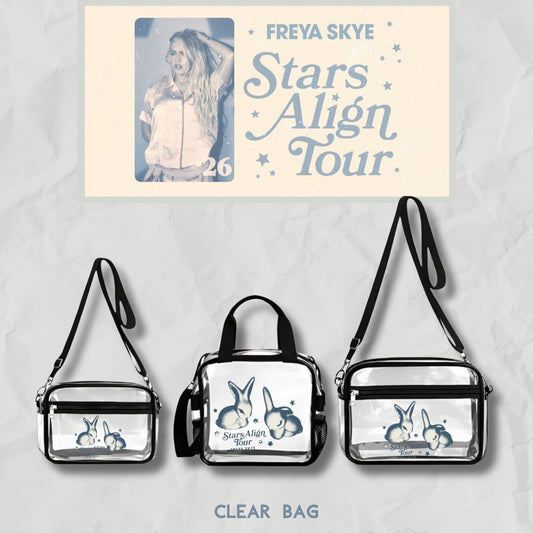 Freya Skye Stars Align Tour Clear Crossbody Handbag