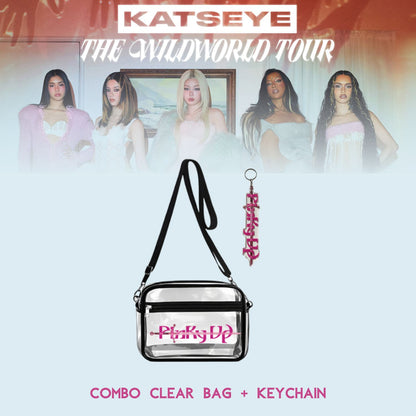 KATSEYE THE WILDWORLD TOUR Clear Concert Bag + Keychain