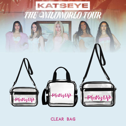 KATSEYE THE WILDWORLD TOUR Clear Concert Bag + Keychain