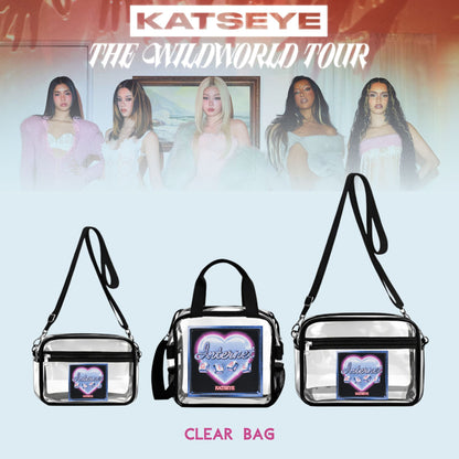 Combo KATSEYE THE WILDWORLD TOUR Stadium Bag + Keychain