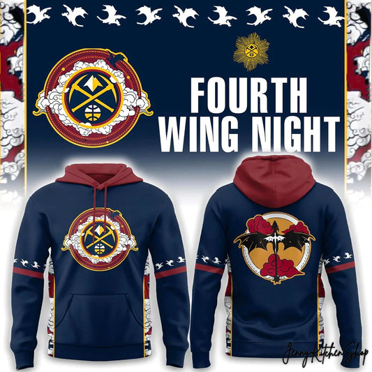 Denver Nuggets Merch x Fourth Wing Night 2026 Hoodie