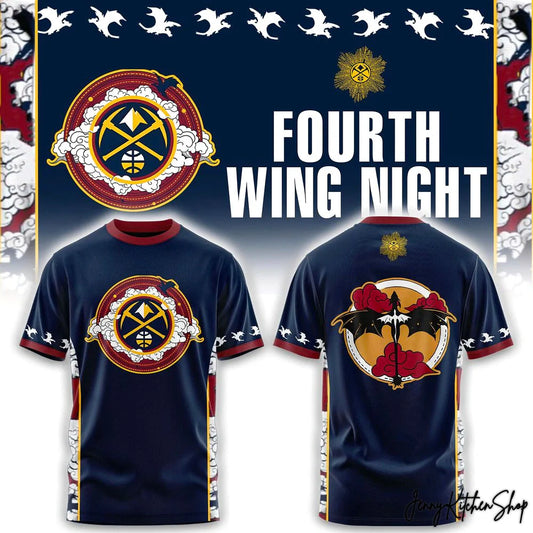 Denver Nuggets x Fourth Wing Night 2026 T-Shirt